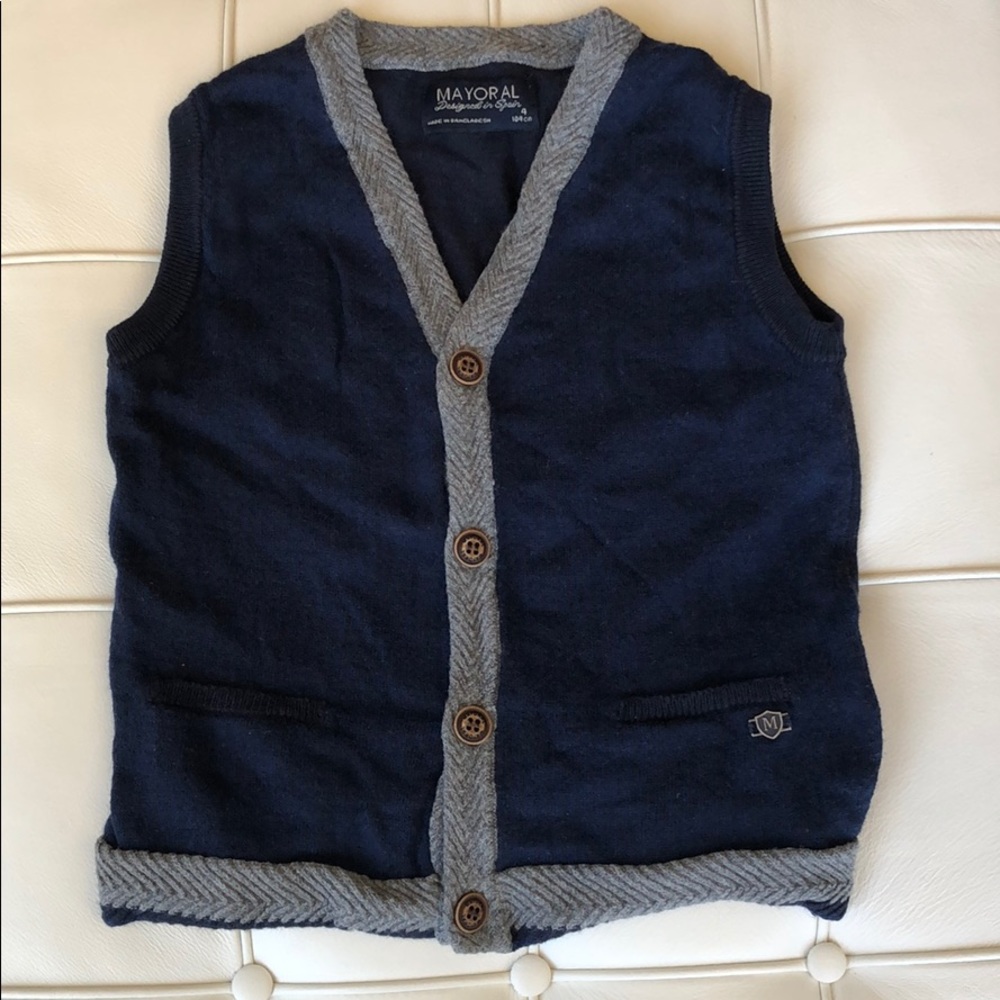 Mayoral Designed in Spain Sweater Vest 4T/104cm